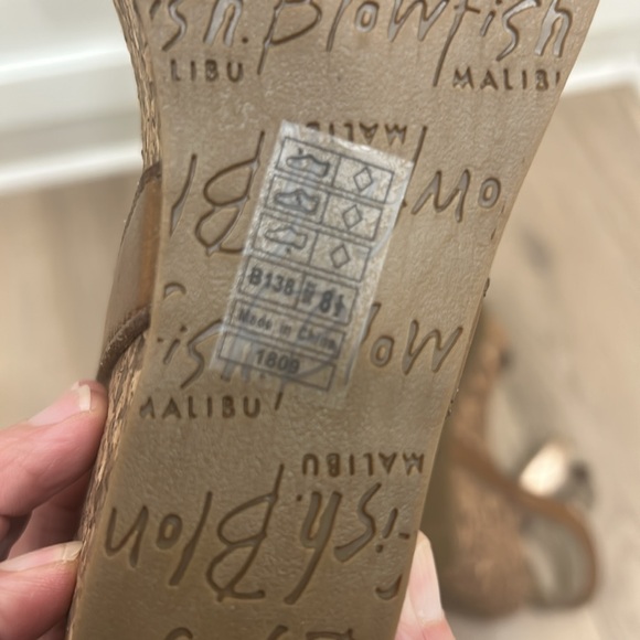 NWT Hirosha Blowfish Wedges - Picture 9 of 13